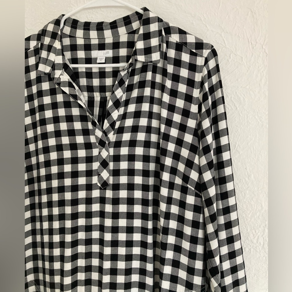 J. Jill Gingham Dress XL